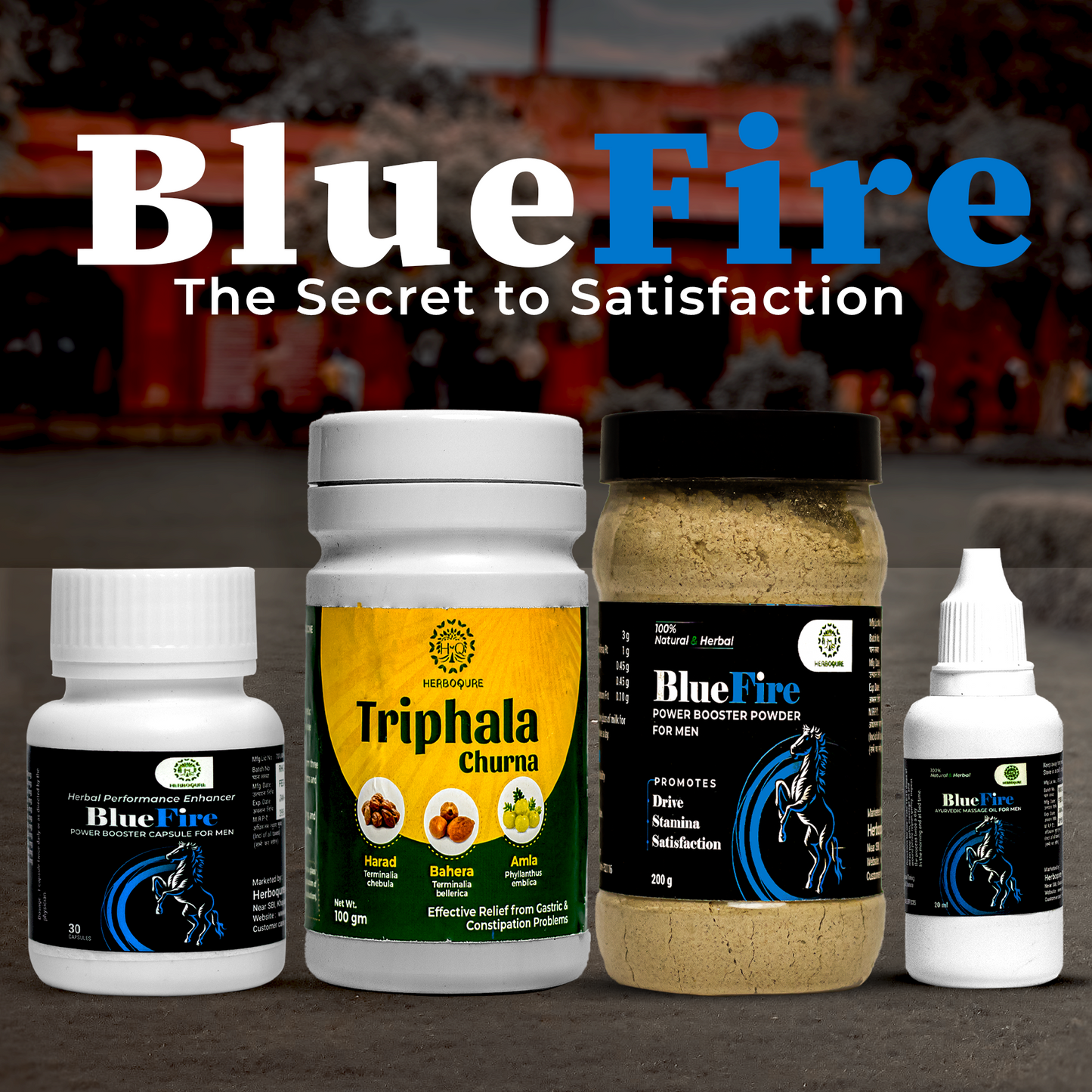 Maximize Vitality & Digestion: BLUE FIRE Combo Pack for Men