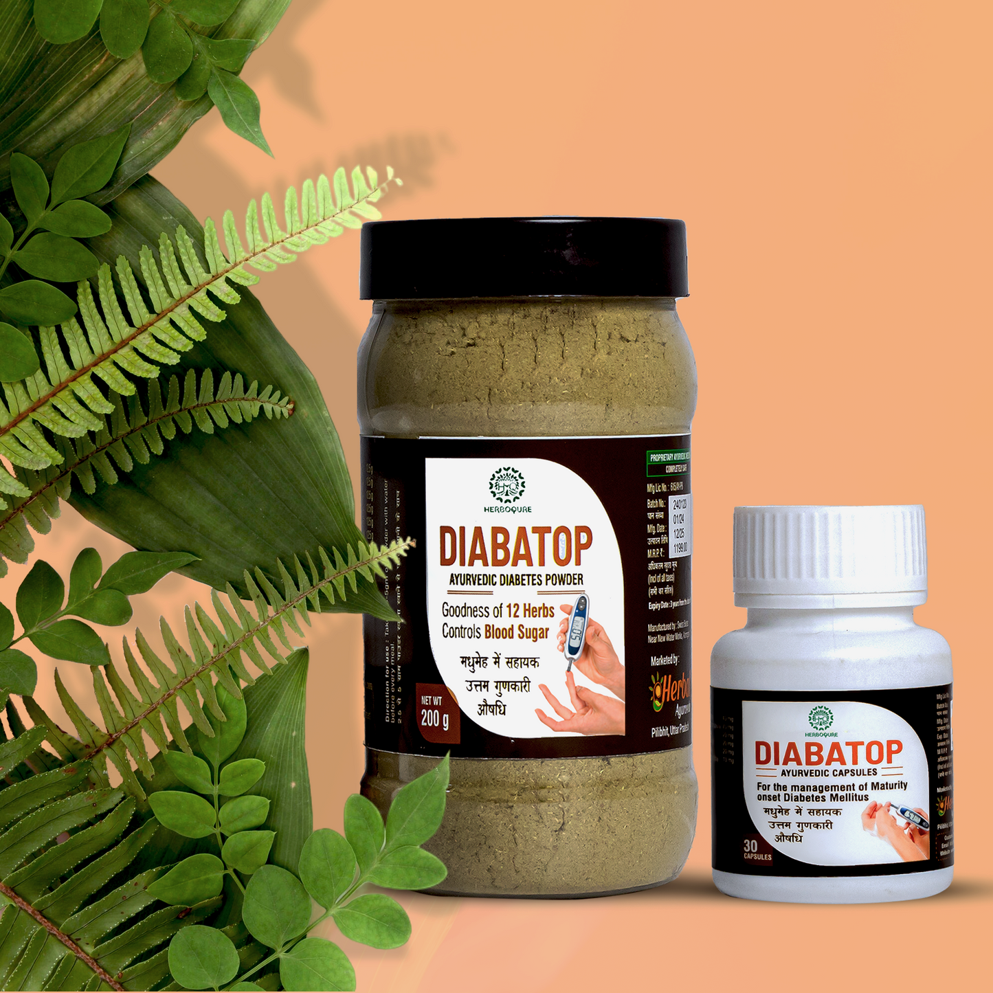 Diabatop Combo Pack - Ayurvedic Pack for Healthy Blood Sugar Levels