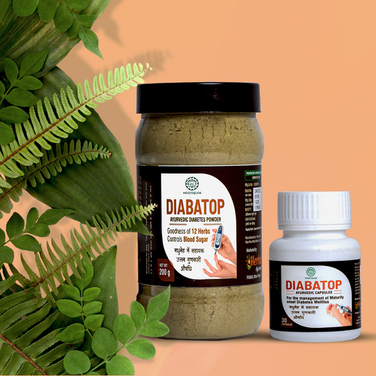 Diabatop Combo Pack - Ayurvedic Pack for Healthy Blood Sugar Levels