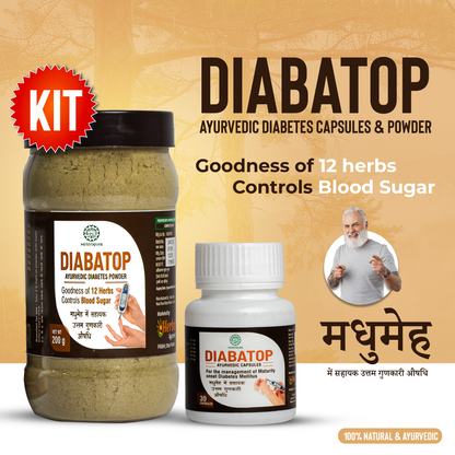 Diabatop Combo Pack - Ayurvedic Pack for Healthy Blood Sugar Levels