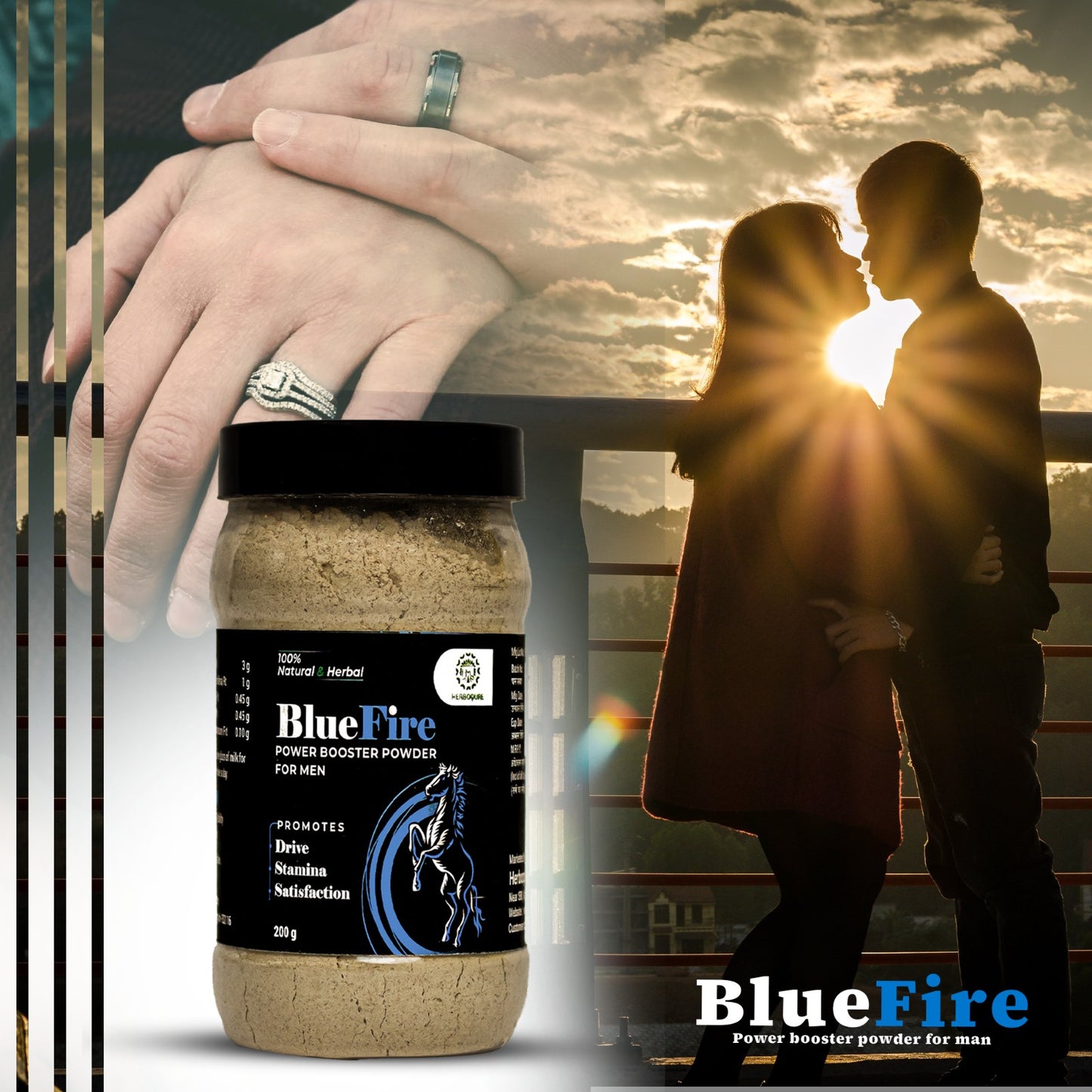 BLUE FIRE Power Booster Powder for Men – Drive, Stamina & Satisfaction